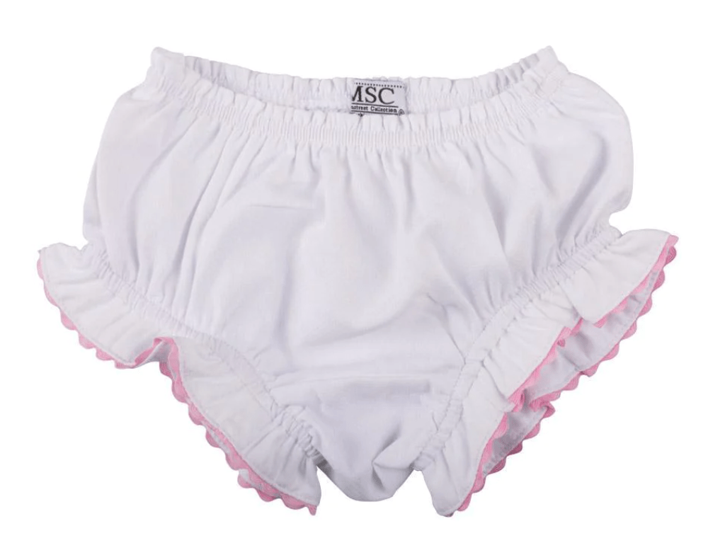 vendor-unknown For the Little Ones Light Pink RicRac Diaper Cover