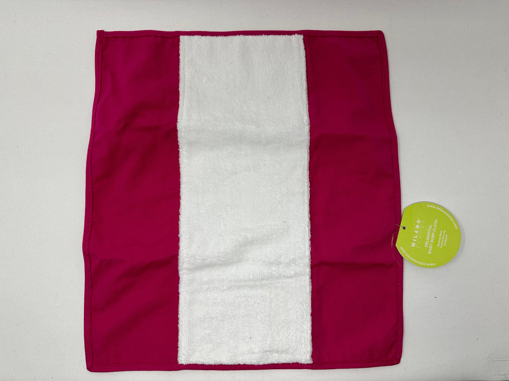 vendor-unknown For the Little Ones Pink Canvas Terry Burp Cloth