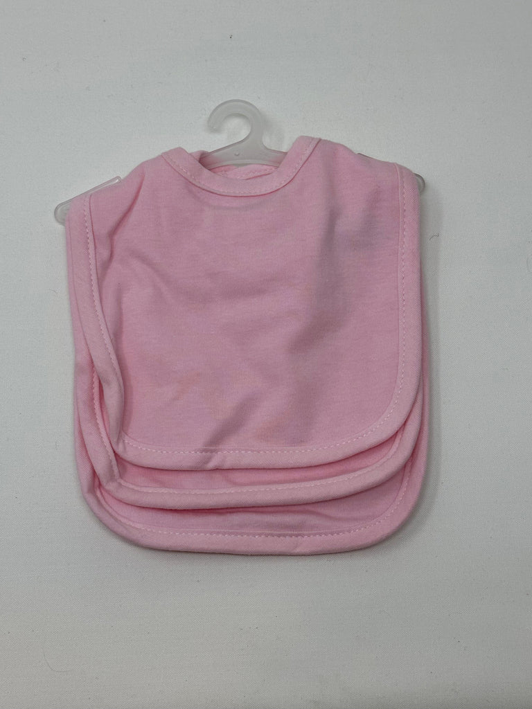 vendor-unknown For the Little Ones Pink Cotton Bibs
