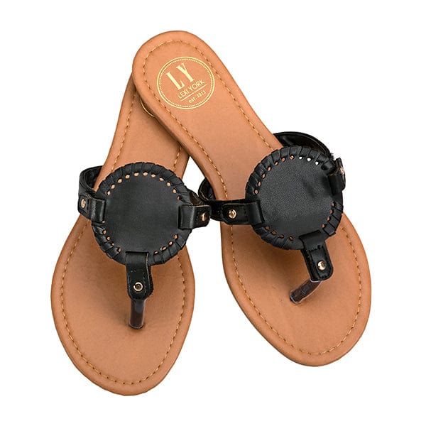vendor-unknown Fun4Summer Black Interchangable Sandals