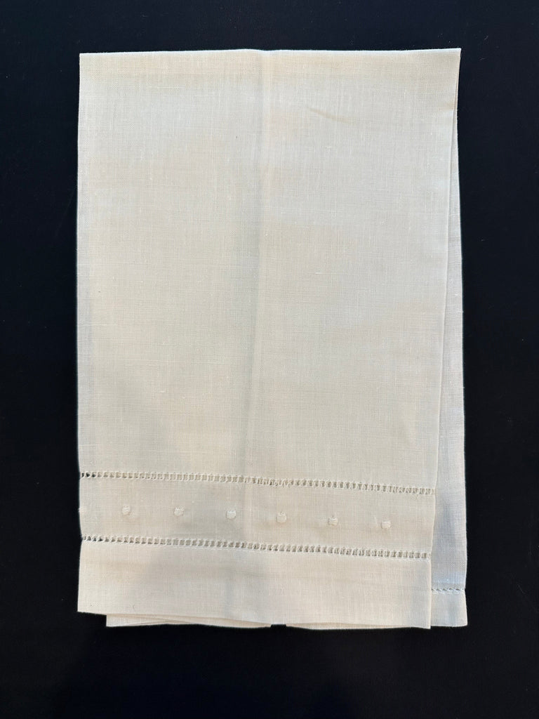 vendor-unknown Home Essentials Dots Linen Tea Towels