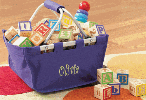 vendor-unknown Home Essentials Purple Mini Market Baskets