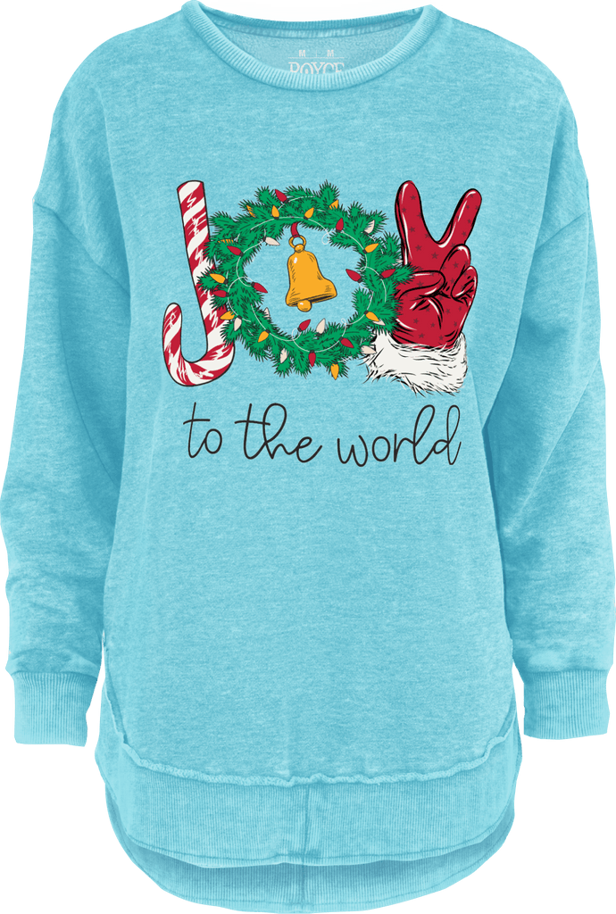 vendor-unknown JUST IN! Small JOY Wreath Fleece