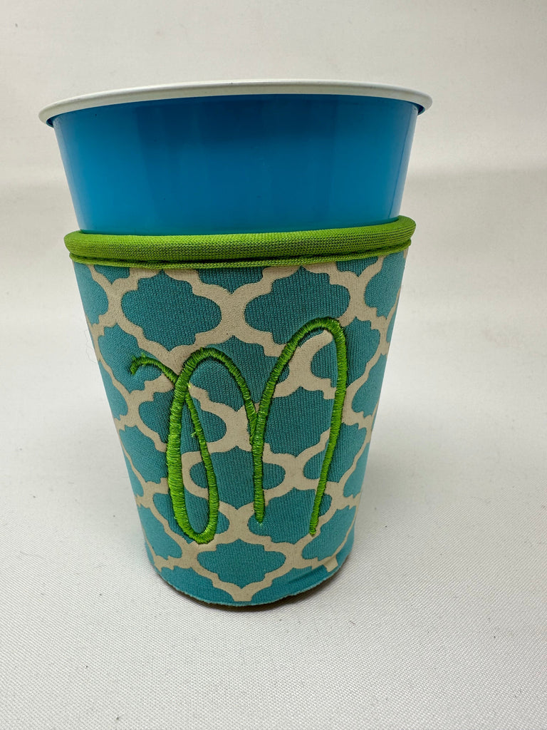 vendor-unknown M - Blue Tile Solo Cup Coozies