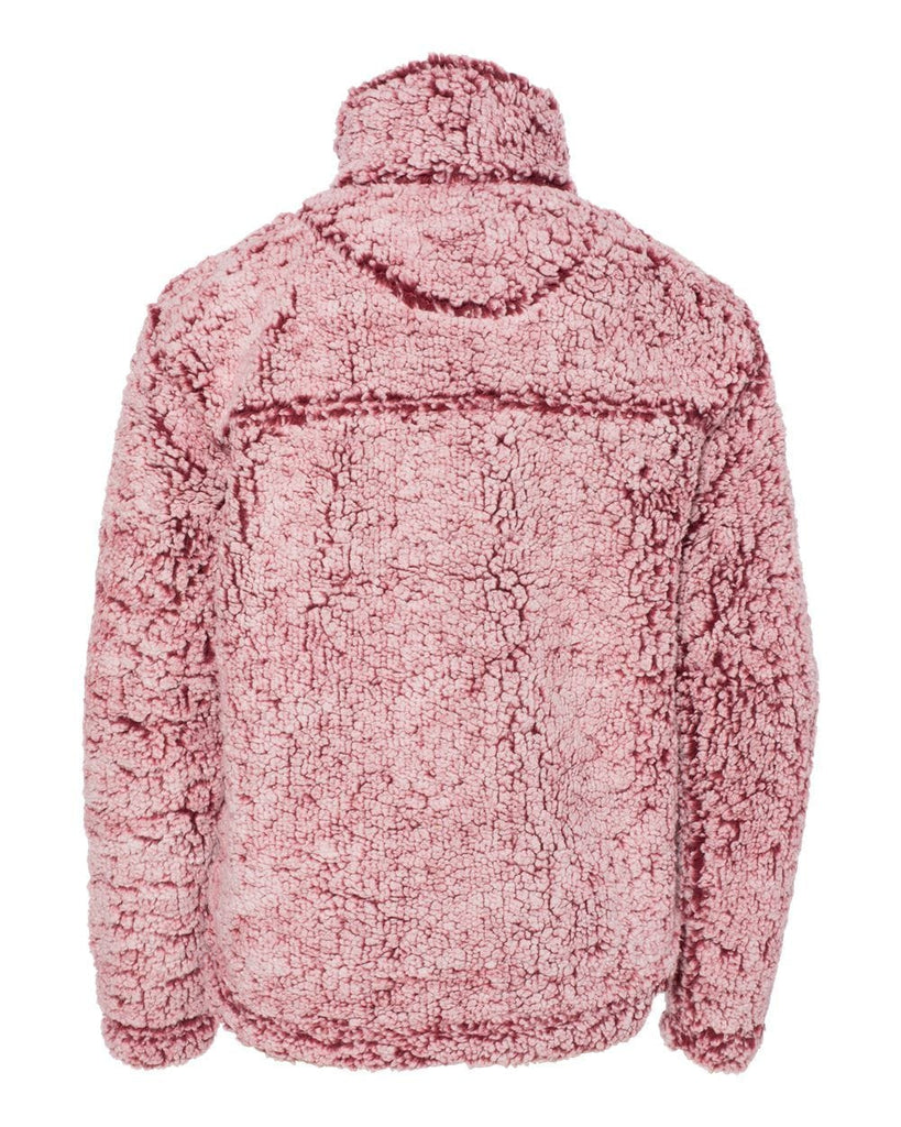 vendor-unknown Outerwear Girls Quarter Zip Pullover Sherpa