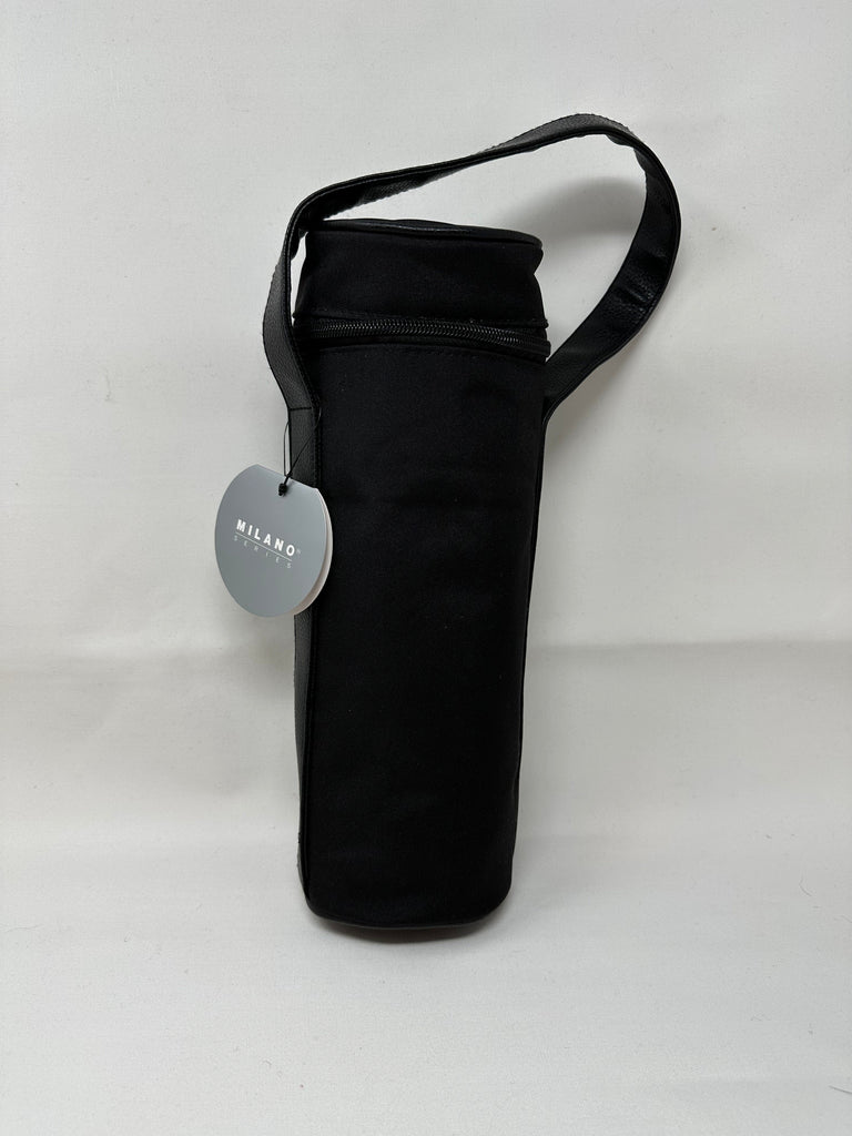 vendor-unknown Purses Black Insulated Wine Bag