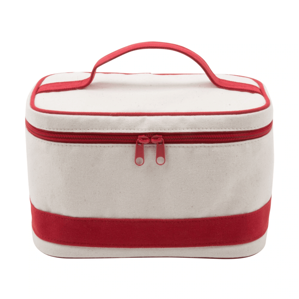Monograms For Me Red Canvas Train Case