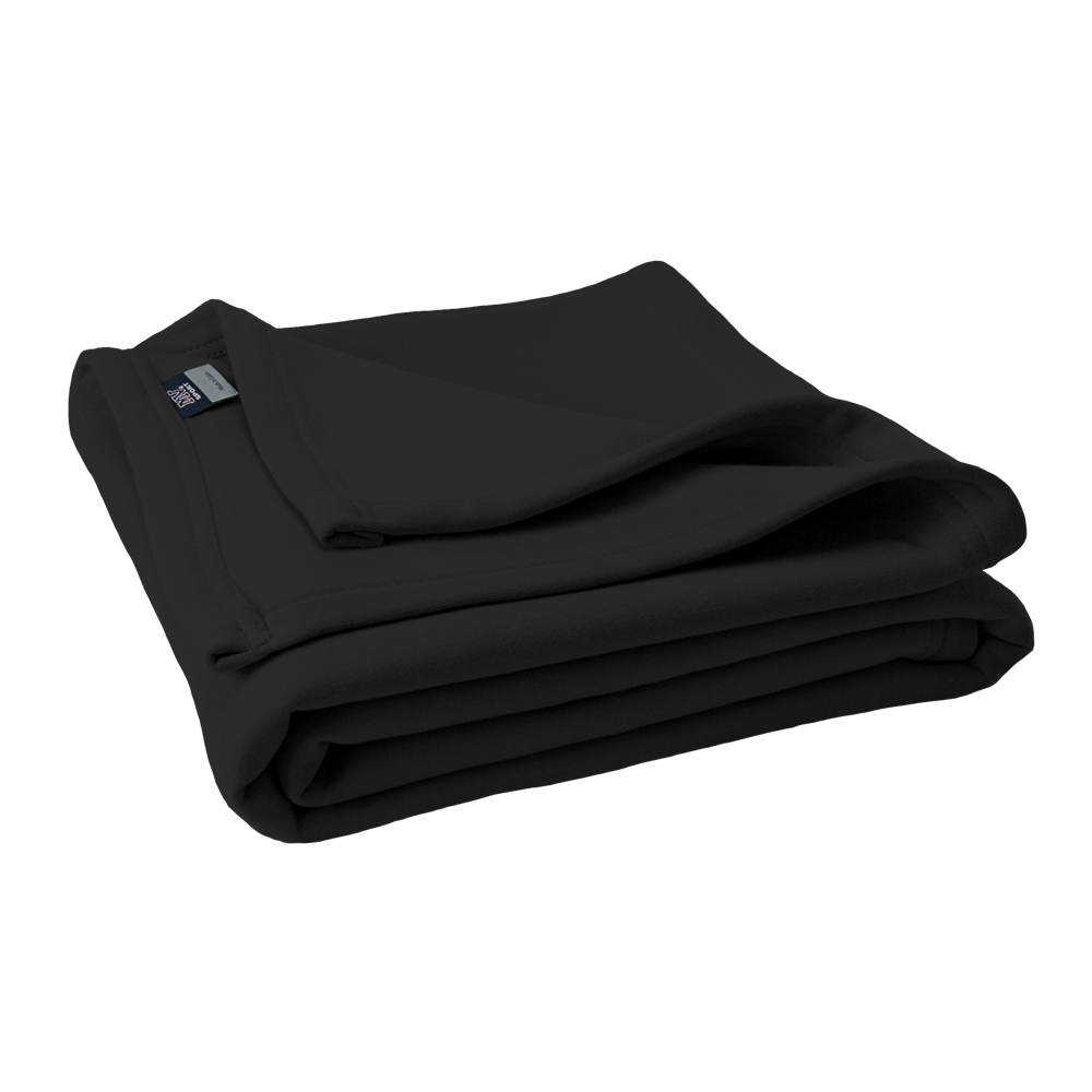 vendor-unknown College Bound Black Monogrammed Sweatshirt Blankets
