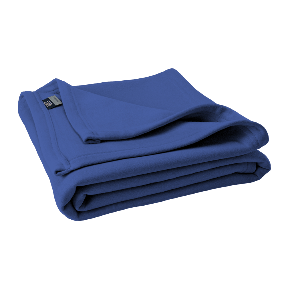 vendor-unknown College Bound Royal Blue Monogrammed Sweatshirt Blankets