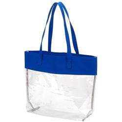 vendor-unknown College Bound Royal Blue Monogrammed Tailgate Tote
