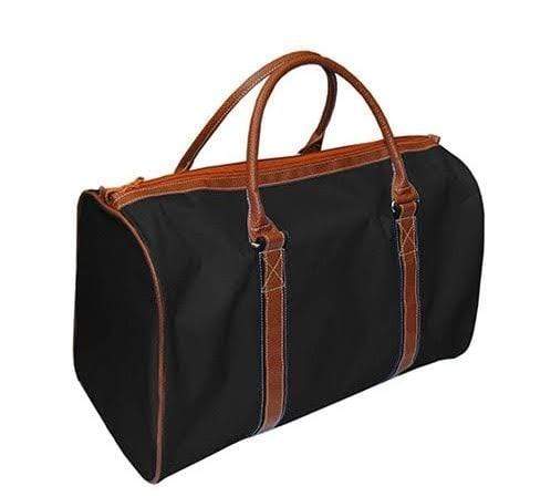 vendor-unknown For the Guys Black Monogrammed Duffel Bag