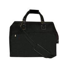 vendor-unknown For the Guys Black Monogrammed Scotch Grain Travel Bag