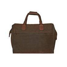 vendor-unknown For the Guys Brown Monogrammed Scotch Grain Travel Bag