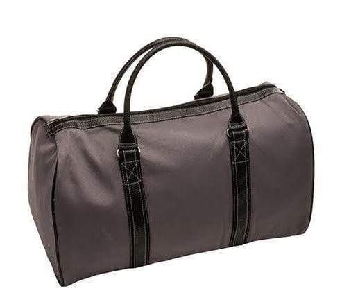 vendor-unknown For the Guys Gray Monogrammed Duffel Bag