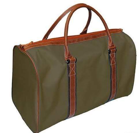 vendor-unknown For the Guys Olive Monogrammed Duffel Bag
