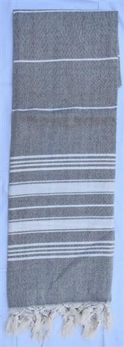Turkish Towel - Black Stripe